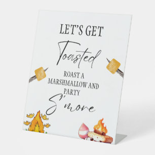 S'more Bar Menu Sign Smore Bar S'mores Station Out