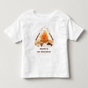 S'more Campfire Cute Birthday Toddler T-shirt