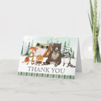 S'more Camping Bear Fox Bonfire Smores Birthday