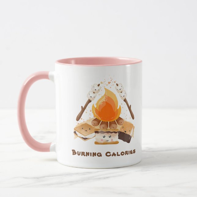 S'more Cute Funny Camping Campfire Mug (Left)
