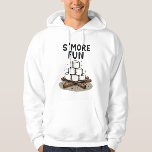 Smore Fun Camping Bonfire Pun Marshmallow Hoodie