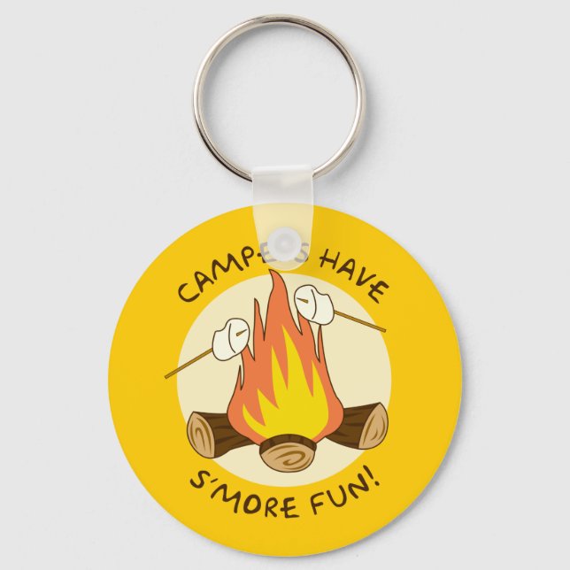 S'more Fun Keychain (Front)