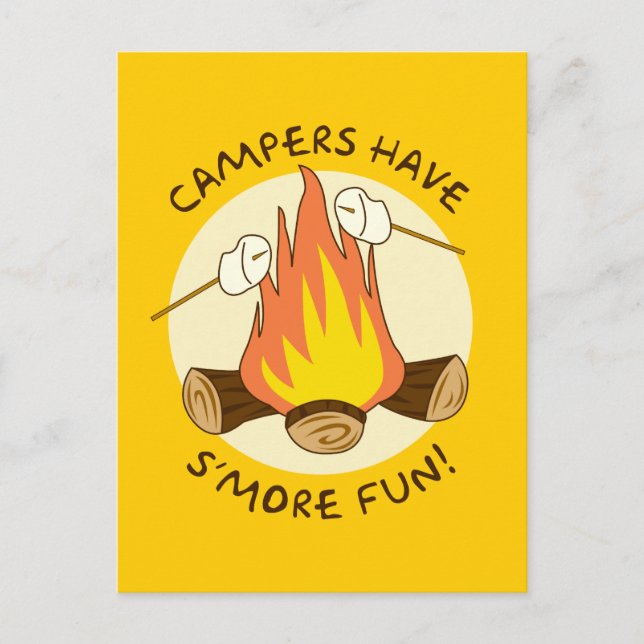 S'more Fun Postcard (Front)