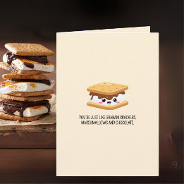 S'More Funny I Love You Custom Any Occasion Card