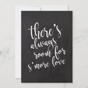 S'more love affordable chalkboard wedding sign