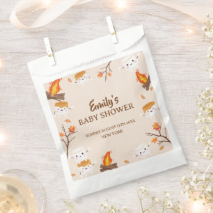 S'more Love Fall Rustic Camping Baby Shower Favour Bag
