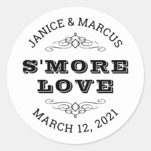 S'more Love Stickers, Stickers Smore Favoriser