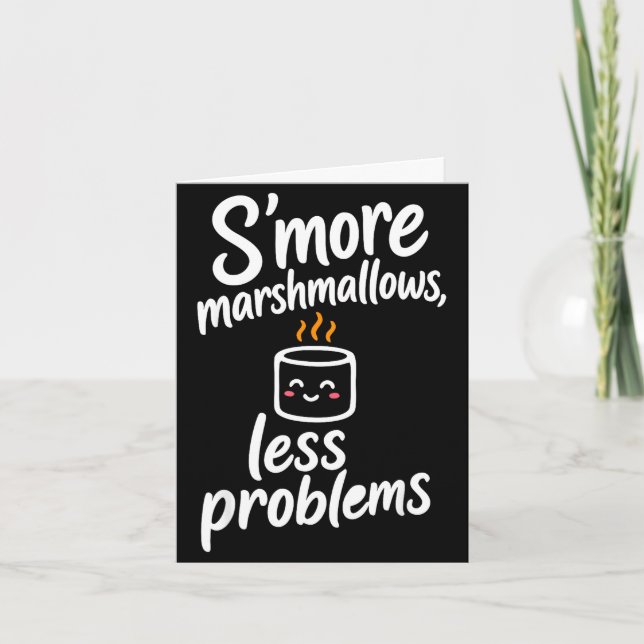S'more marshmallows  card (Front)