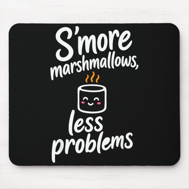 S'more marshmallows  mouse pad (Front)