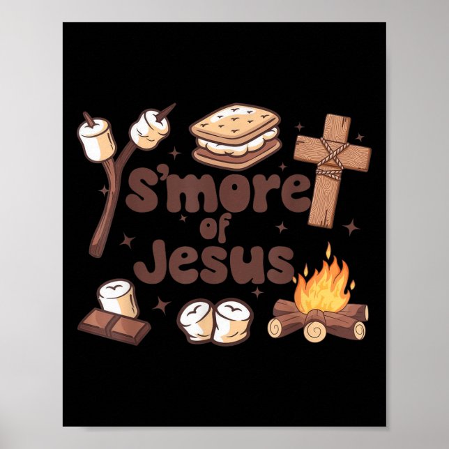 Smore Of Jesus Christian Camper Camng Lover  Poster (Front)