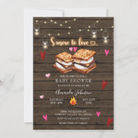 S'more to Love Wood String Lights Baby Shower