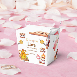 Smores Baby Shower Thank You  Favor bag Smore Favor Box