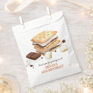 S'mores Birthday Party Favour Bag