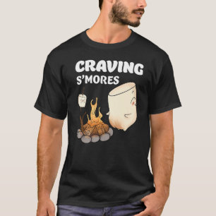 Smores Cute Marshmallow Childrens Camping Kid Glam T-Shirt