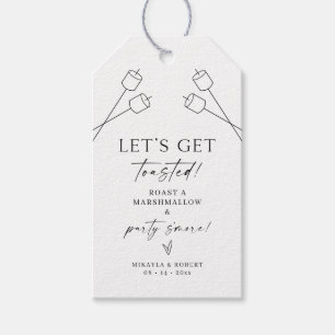 S'mores Gift Tag Wedding Party Favour Label 