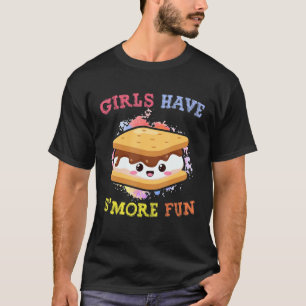 S'mores Glamping Girls Have Smore Fun Camper Campf T-Shirt