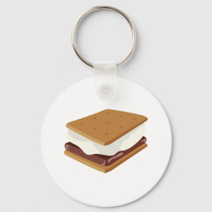 Smores Sandwich Keychain