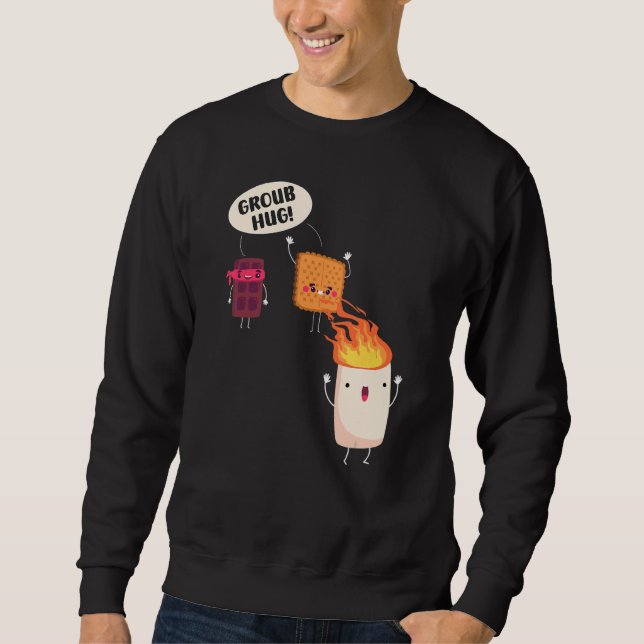 Smores S'mores Marshmallow Camping Roasting Bonfir Sweatshirt (Front)