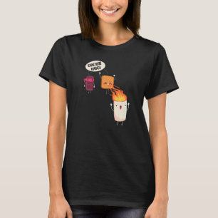 Smores S'mores Marshmallow Camping Roasting Bonfir T-Shirt