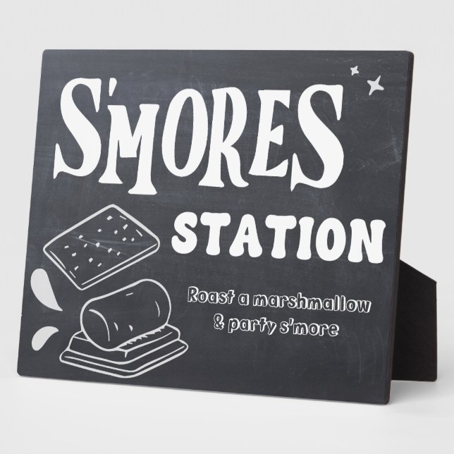 S'mores Station Sign Plaque (Side)