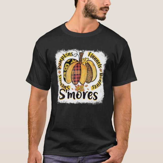 S'mores Sweaters Pumpkins Flannels Bonfires Autumn (Front)
