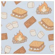 S'mores Vintage Camping Marshmallow Bonfire Camp