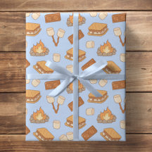 S'mores Vintage Camping Marshmallow Bonfire Camp