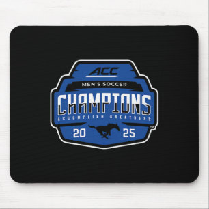 Smu Mustangs Acc Champs 2025 Men's Soccer _1  Mouse Pad