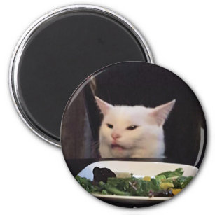 Smudge Cat Meme Magnet