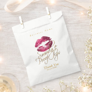 Smudge Proof Lips - Hot Pink Favour Bag