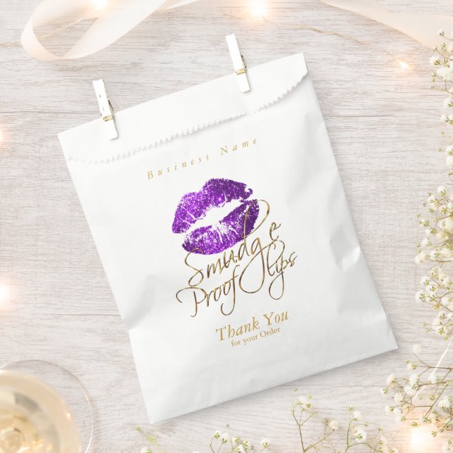 Smudge Proof Lips - Purple Favour Bag (Clipped)