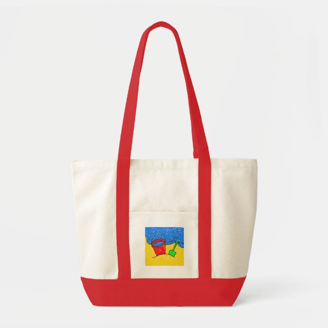 Smudgy Beach Tote Bag (Front)