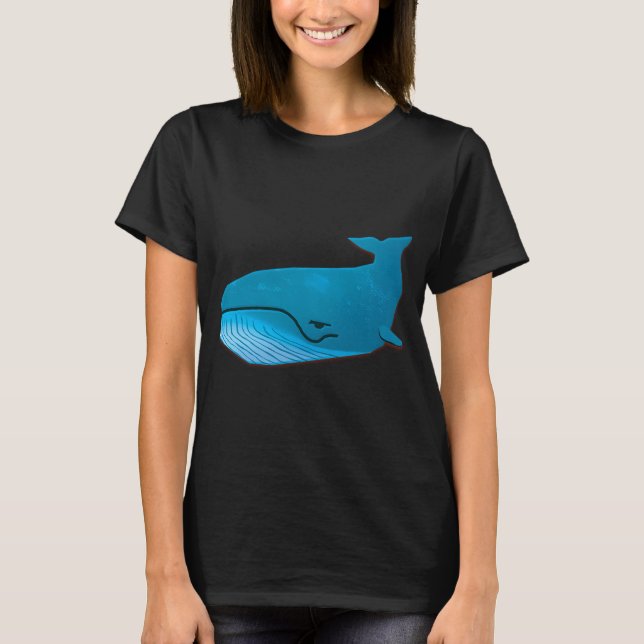 Smug Blue Whale T-Shirt (Front)