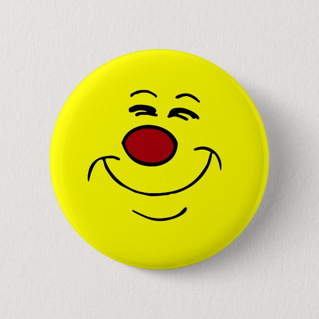 Smug Face Grumpey 2 Inch Round Button (Front)