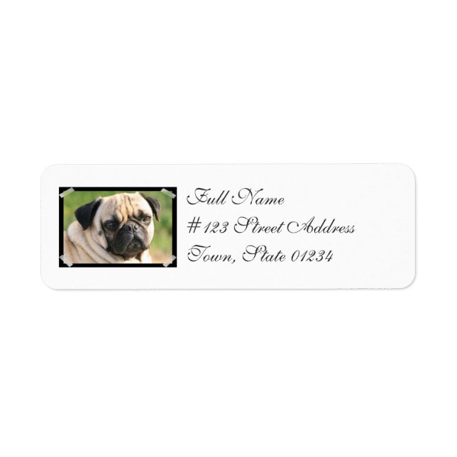 Smug Pug Mailing Labels (Front)