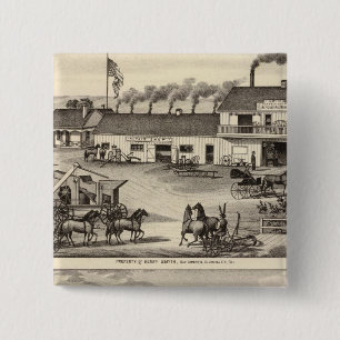 Smyth, Adams properties 2 Inch Square Button