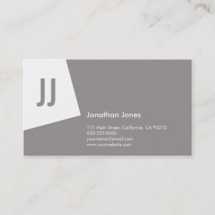SN Corporate No1 Platinum Grey Business Card