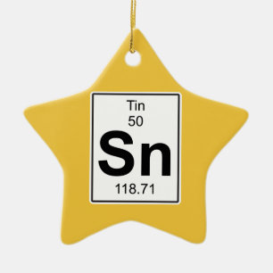 Sn - Tin Ceramic Ornament