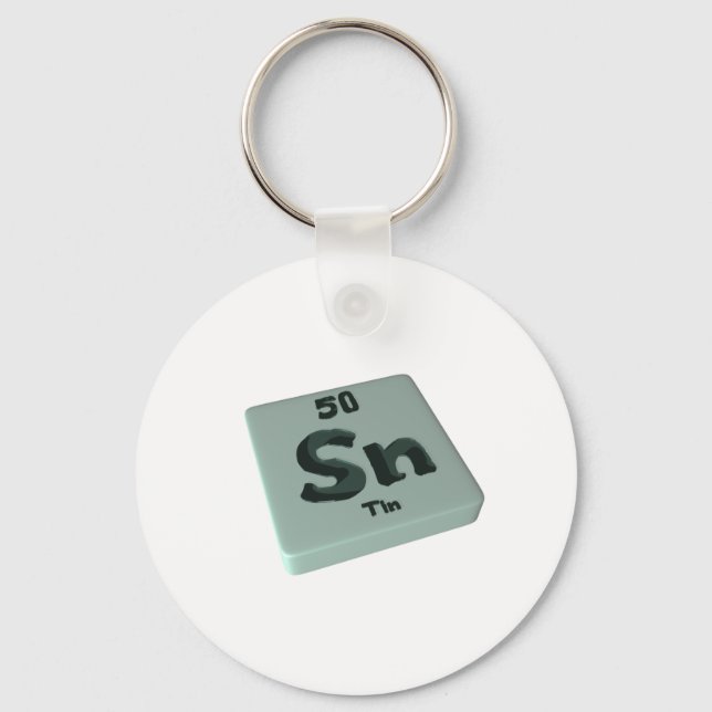 Sn Tin Keychain (Front)