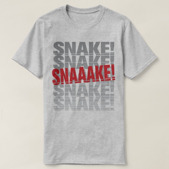 Snaaake! T-shirt (Design Front)