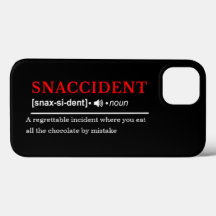 Snaccident - Customizable Dictionary Definition