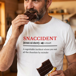 Snaccident - Customizable Dictionary Definition T-Shirt