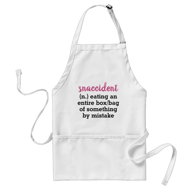 Snaccident Funny Joke Women's Apron (Front)