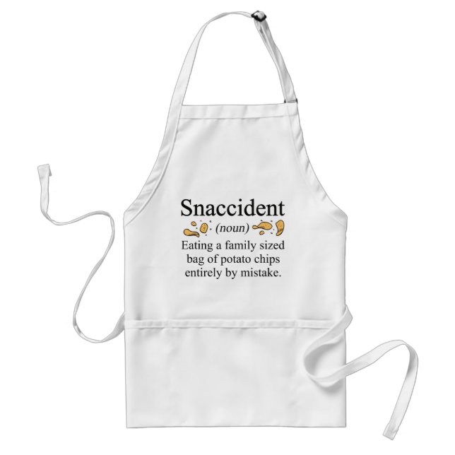 Snaccident Potato Chips Standard Apron (Front)