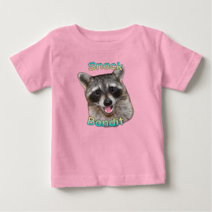 Snack Bandit Funny Raccoon Toddler T-Shirt – Cute