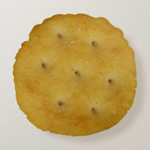 Snack Cracker Round Pillow