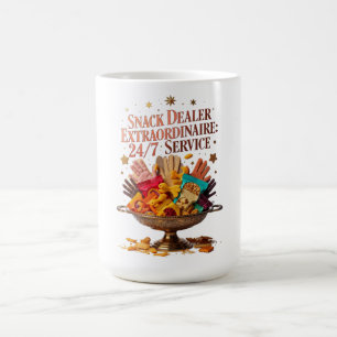 Snack Dealer Extraordinaire Tee   24/7 Service Fun Coffee Mug