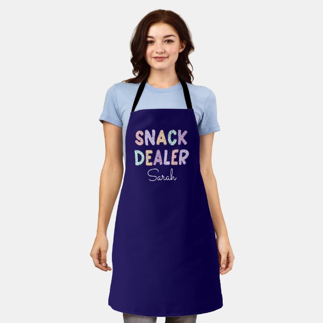 Snack dealer funny mom Mothers Day Gift Apron (Worn)