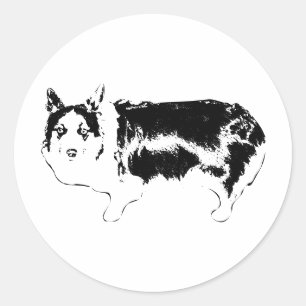 Snack Inspector Classic Round Sticker