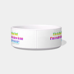 Snack or Pet Bowl, Small, How Long to Happy Hour Bowl